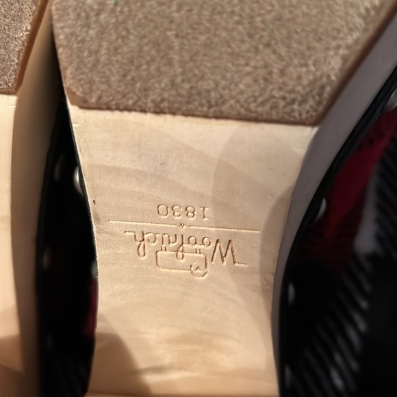 Woolrich black and red buffalo check wool clogs Size 7 - Picture 6 of 8